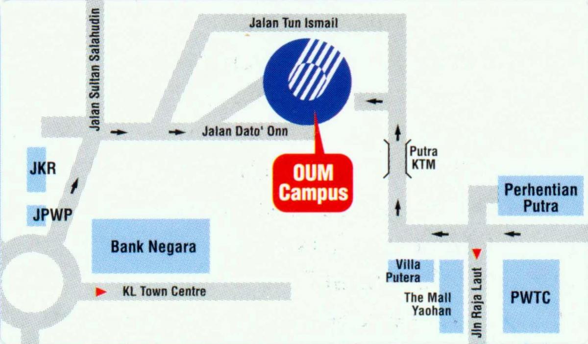 Mapa de banco negara malaisia localización
