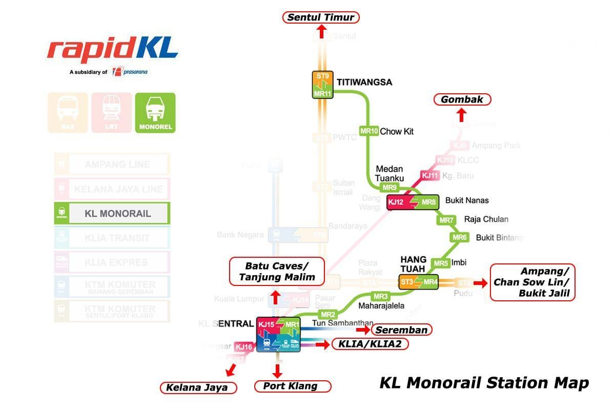 medan tuanku monotrilho mapa