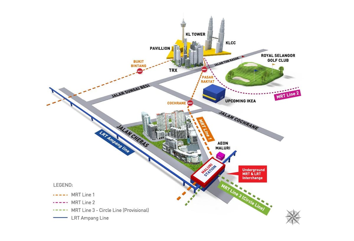 jelatek lrt estación mapa