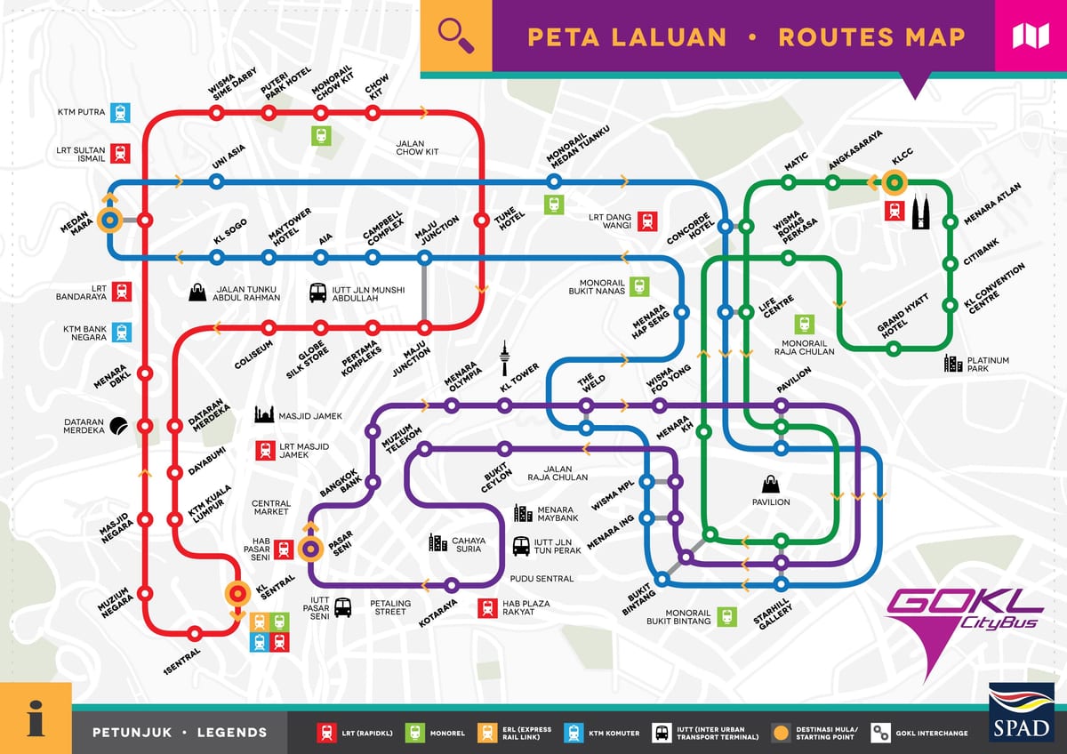 ir kl cidade ruta de autobús mapa