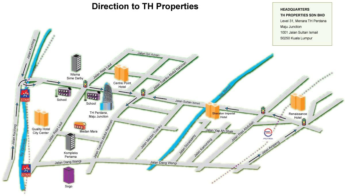 jalan sultán kuala lumpur mapa