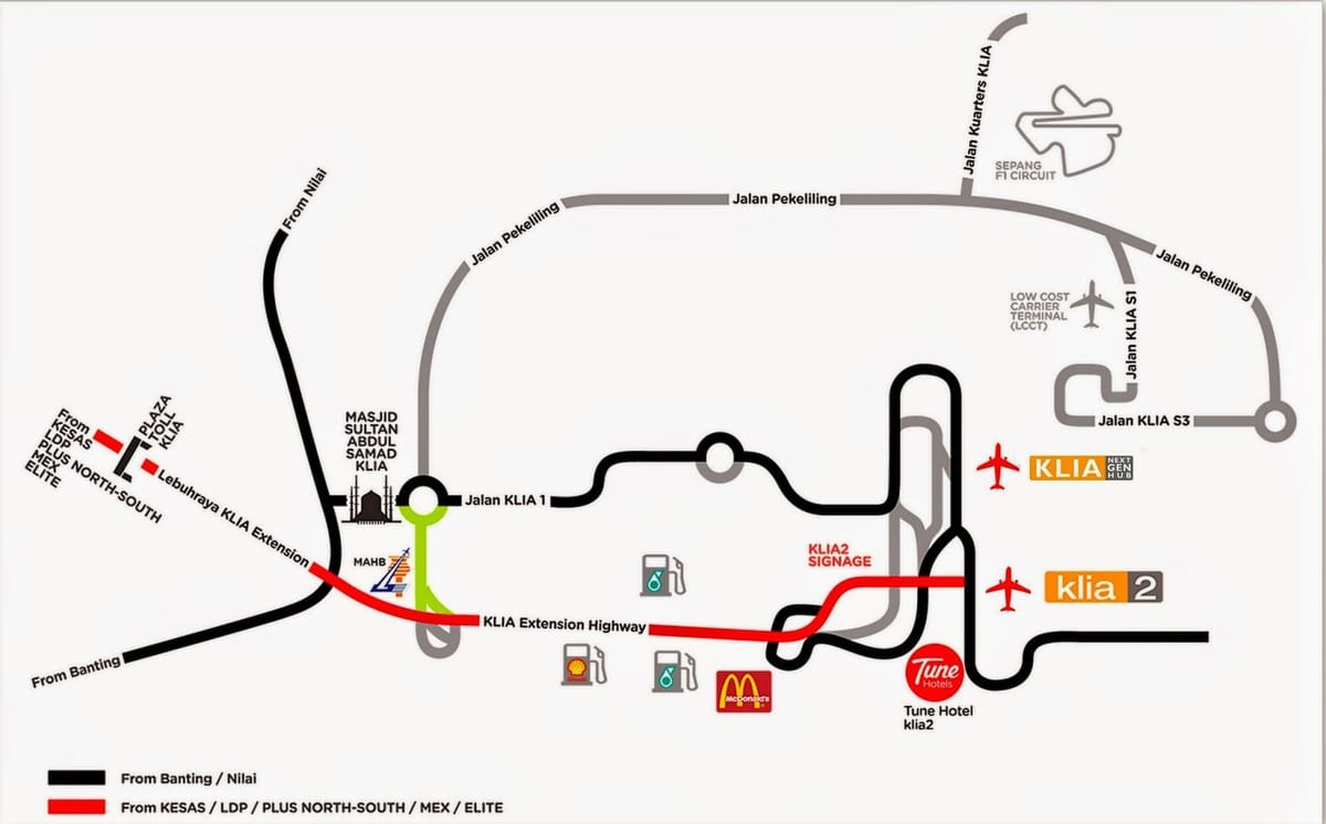 Mapa de klia localización