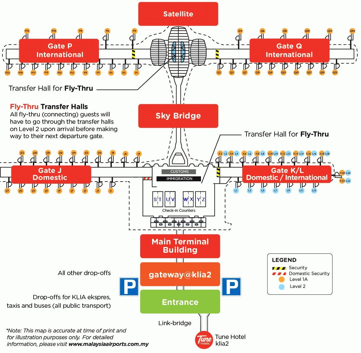 kuala lumpur aeroporto porta mapa