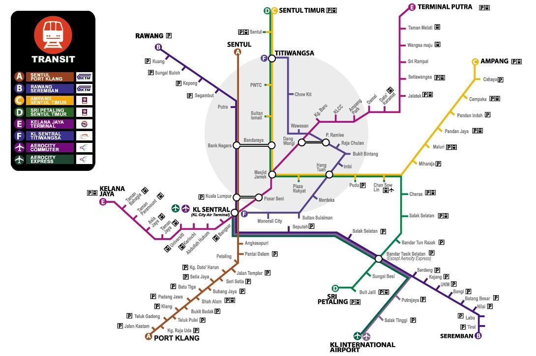 Mapa de ktm tránsito