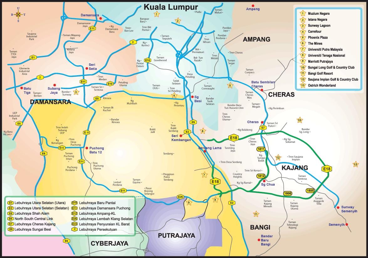 kl rúa mapa