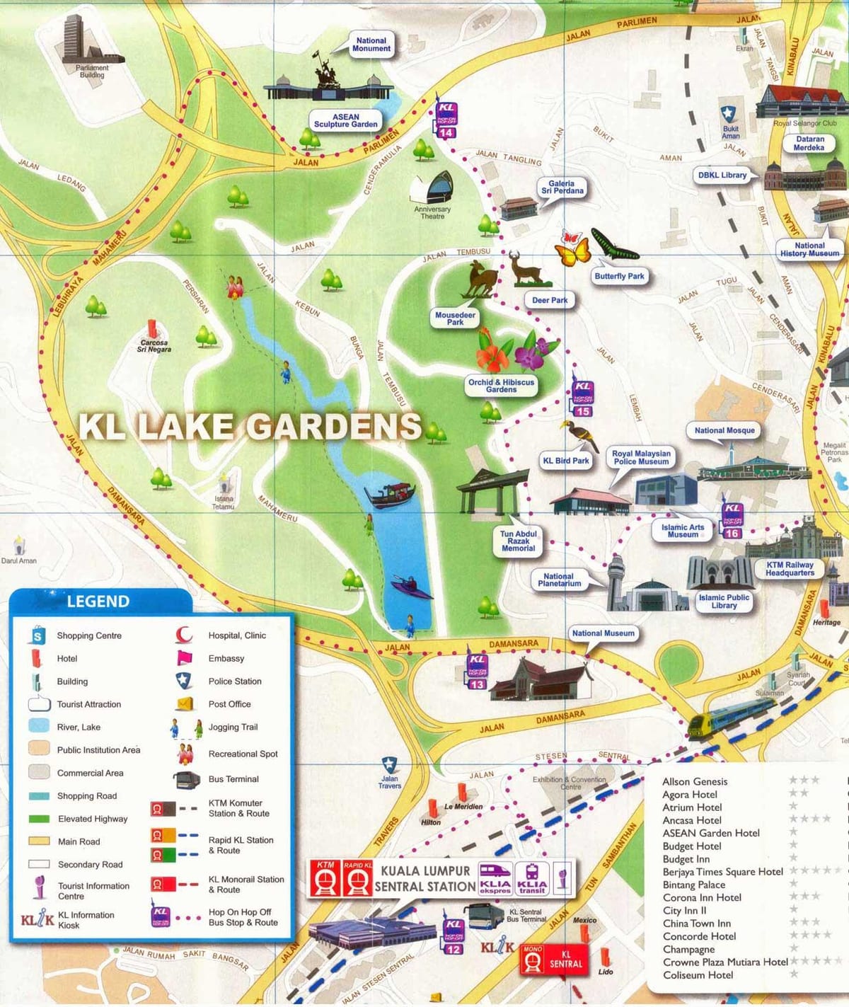Mapa de lago xardín