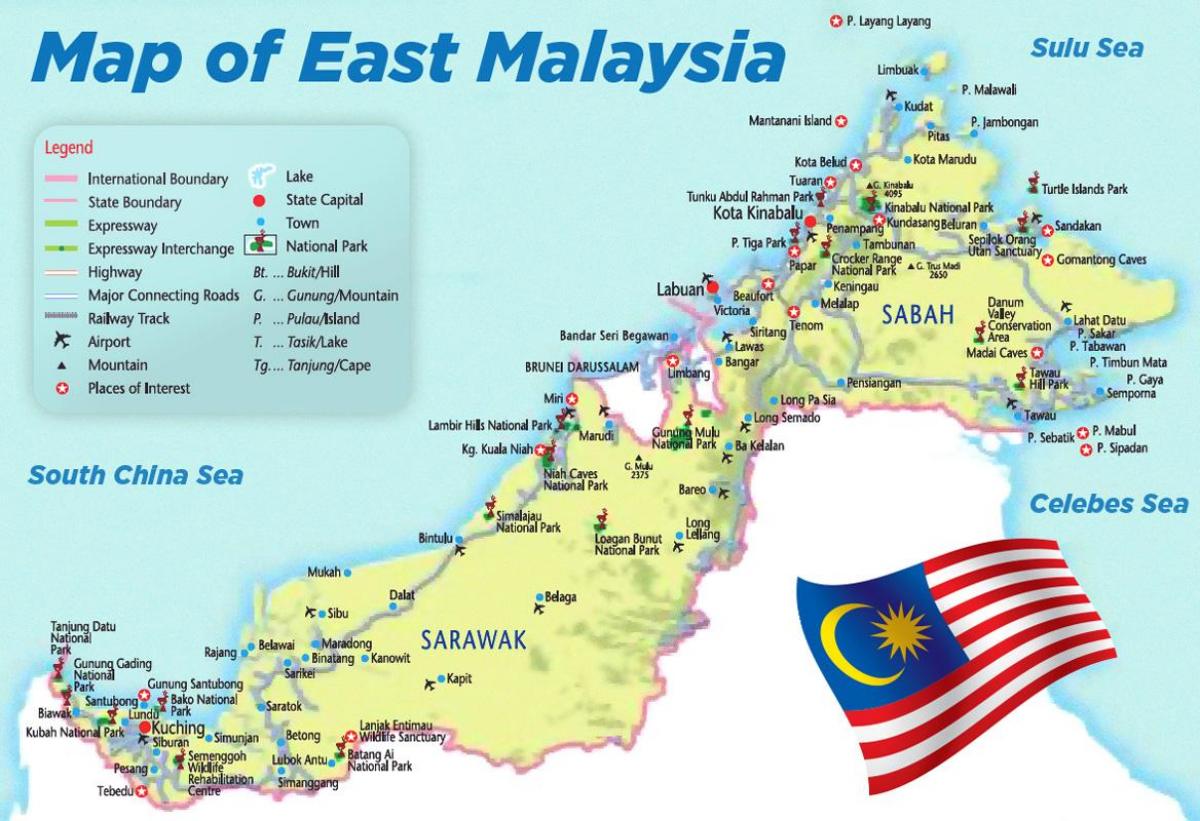 aeroportos en malaisia mapa