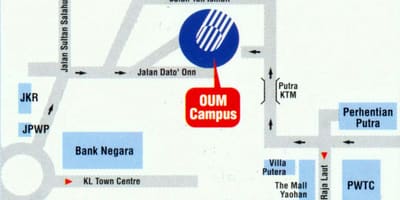 Mapa de banco negara malaisia localización