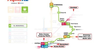 Medan tuanku monotrilho mapa
