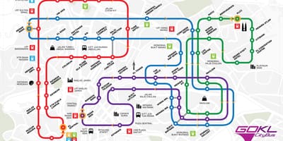 Ir kl cidade ruta de autobús mapa