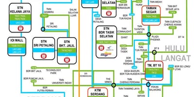 Lrt ktm mapa da ruta