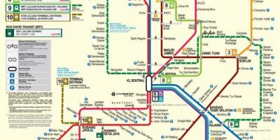 Klang val tráfico ferroviario mapa