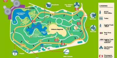 Mapa de klcc parque
