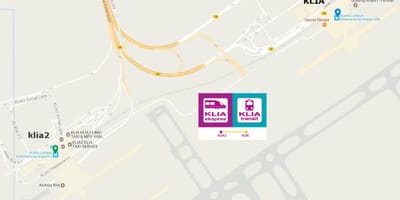 Klia ruta de tránsito mapa