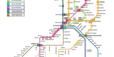 Subang jaya lrt mapa da ruta