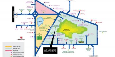 Mapa da universidade malaya